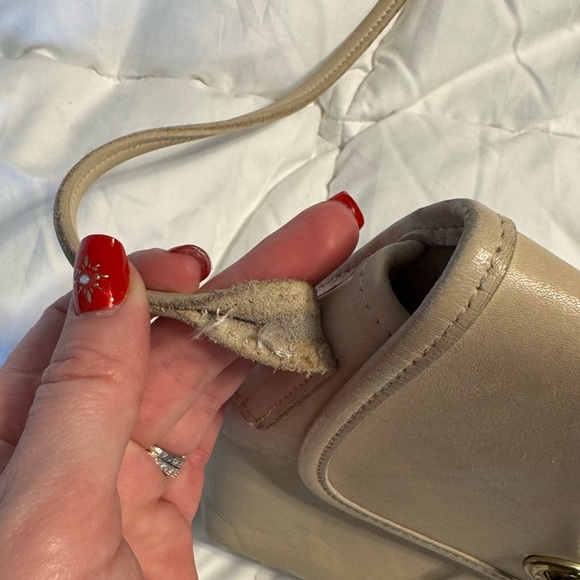 Vintage coach quincy bag in bone - Picture 3 of 9